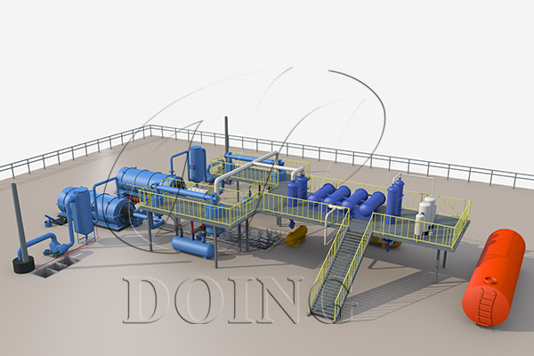 废轮胎炼油设备
